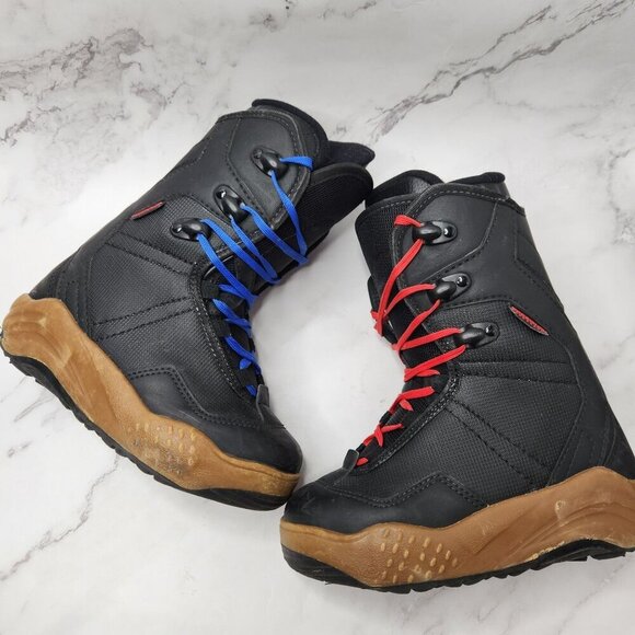 Rossignol Rider Snowboarding Boots Black Colorful Laces Youth Unisex 3.5 - Picture 6 of 9